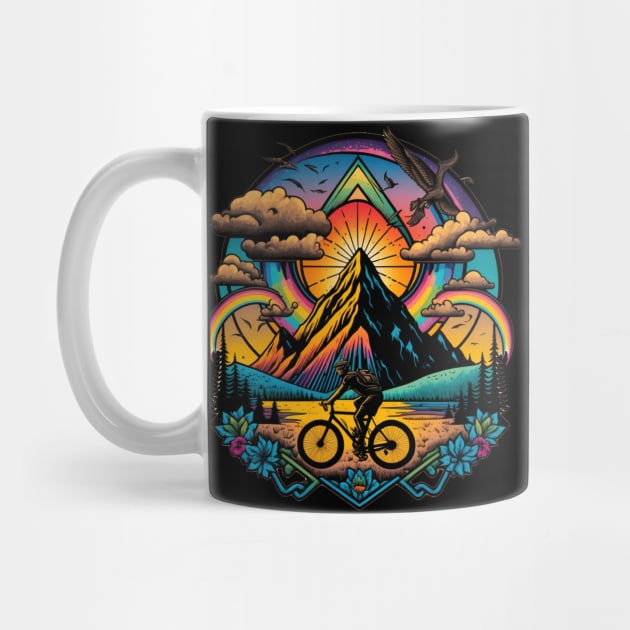 Bicycle Day 1943 | Colorful Psychedelic Art by Trippinink